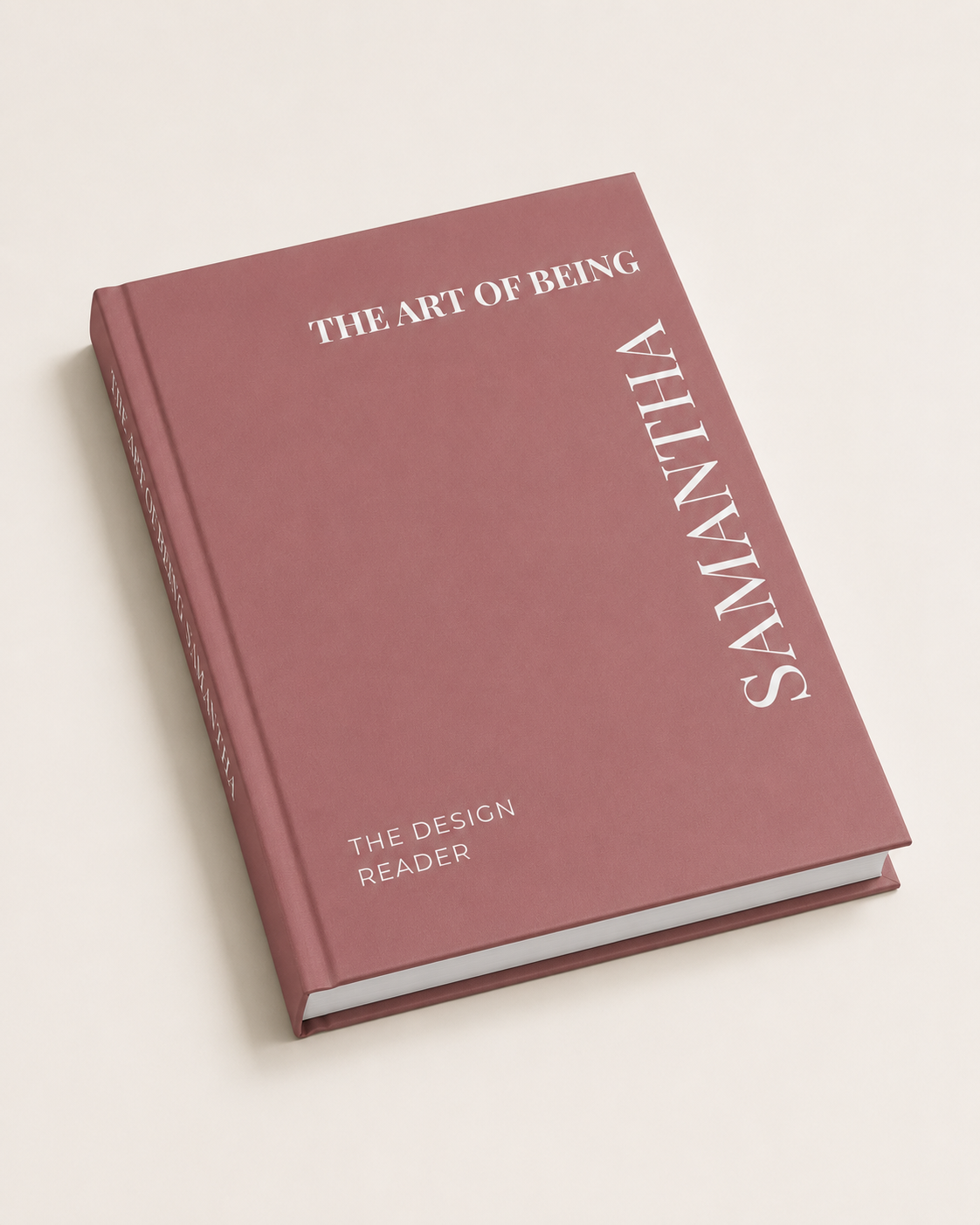 Imprint hardcover book shown at an angle